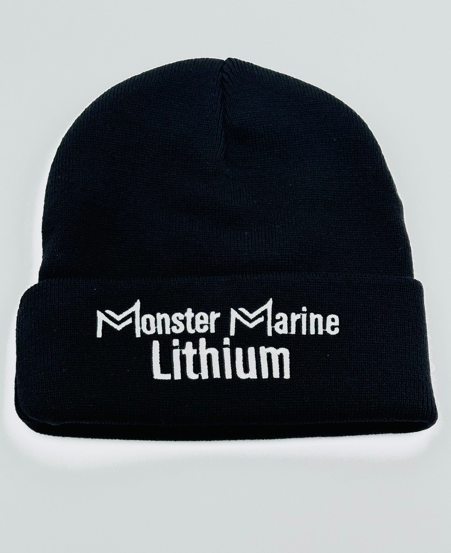 Monster Marine Lithium Beanie Cuffed 100% Acrylic