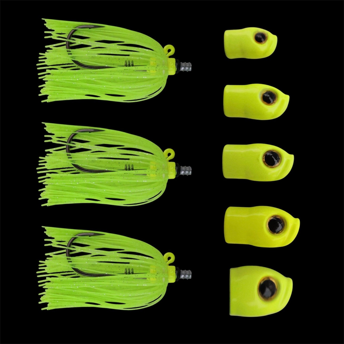 Stack Tackle Skirted Screwy Head Jigs