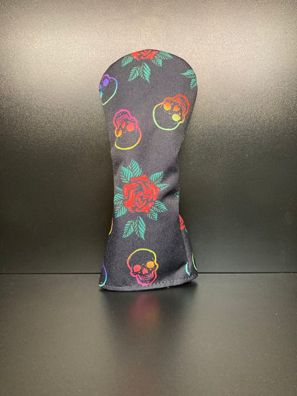 ParWestGolf Skulls & Roses Canvas Headcover