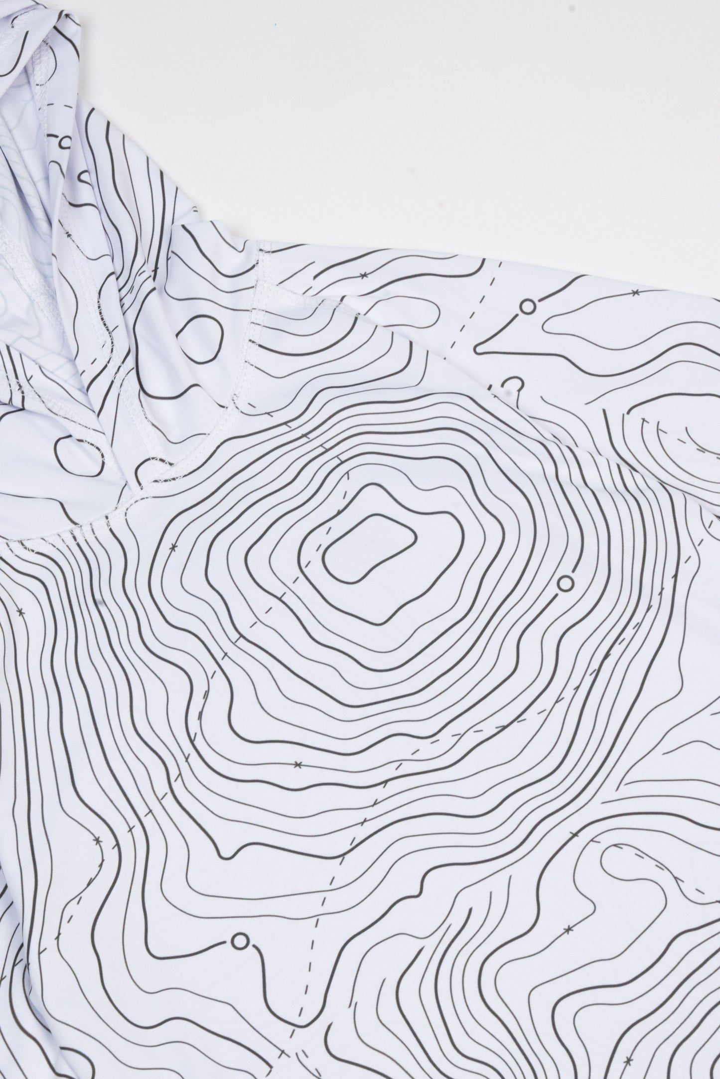 Hooked & Tagged  - Toddler Topographical Performance Hoodie