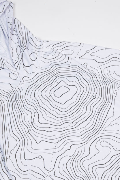 Hooked & Tagged  - Toddler Topographical Performance Hoodie