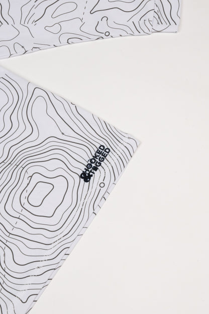 Hooked & Tagged  - Toddler Topographical Performance Hoodie