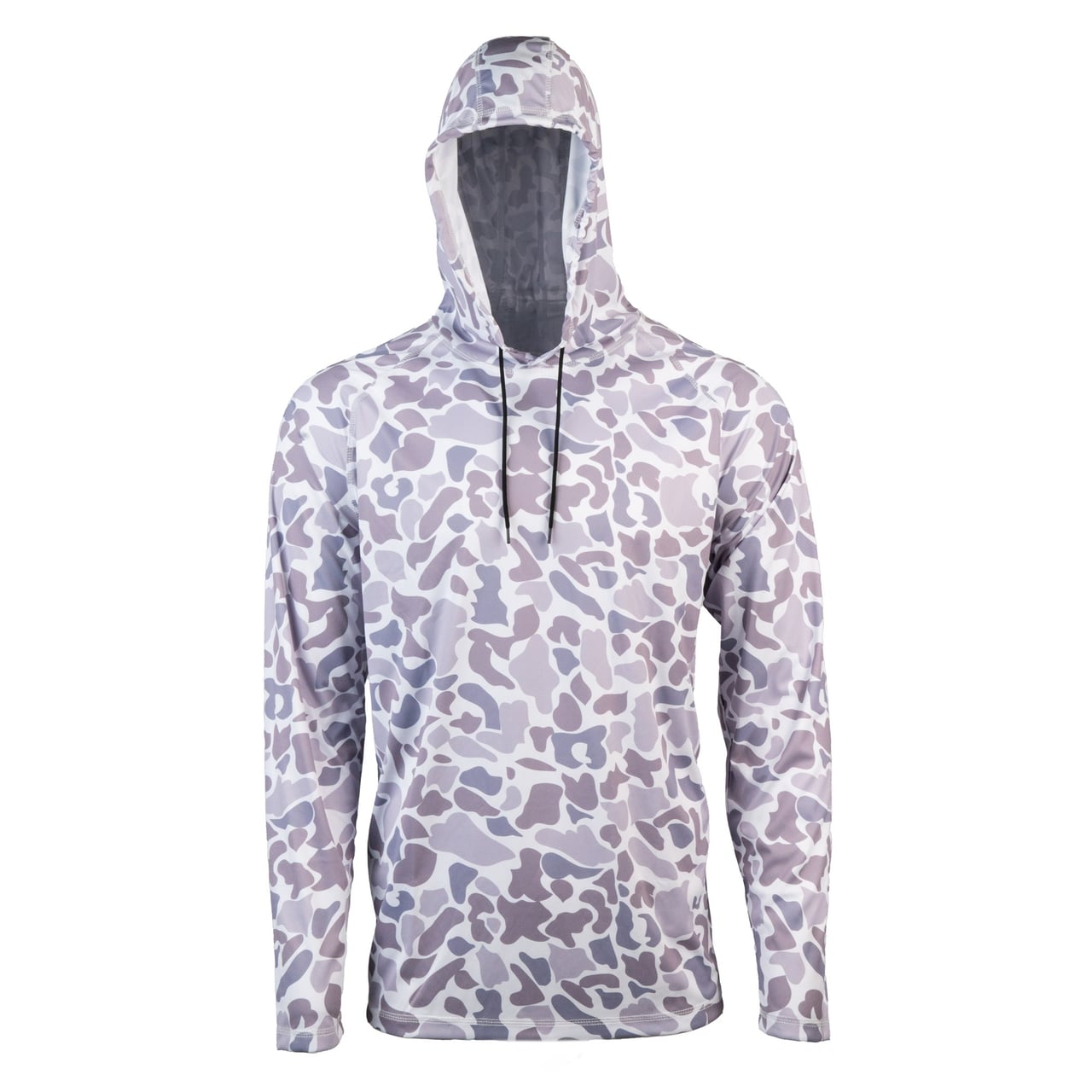 Hooked & Tagged  - Men's Old School Camo Performance Hoodies