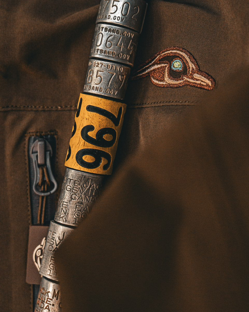 AF Waterfowl - Dark Brown Lightweight Rain Jacket