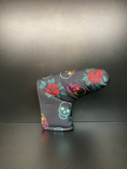 ParWestGolf Skulls & Roses Canvas Headcover