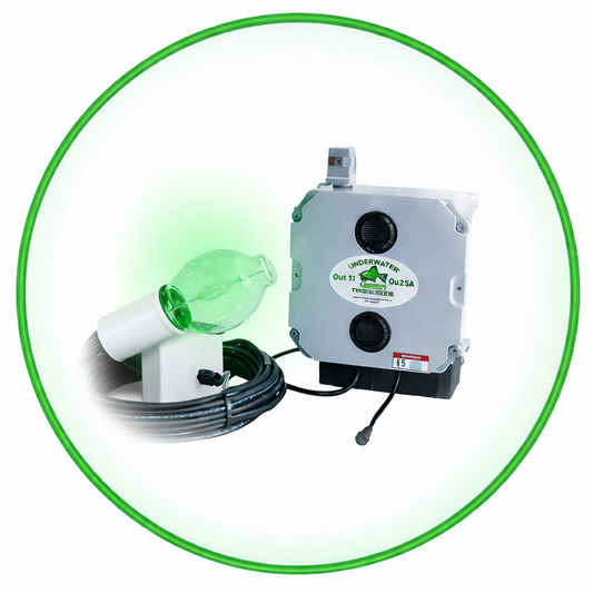 Under Water Green Fishing Lights Super Mega Brite Underwater Light System (400 Watts)