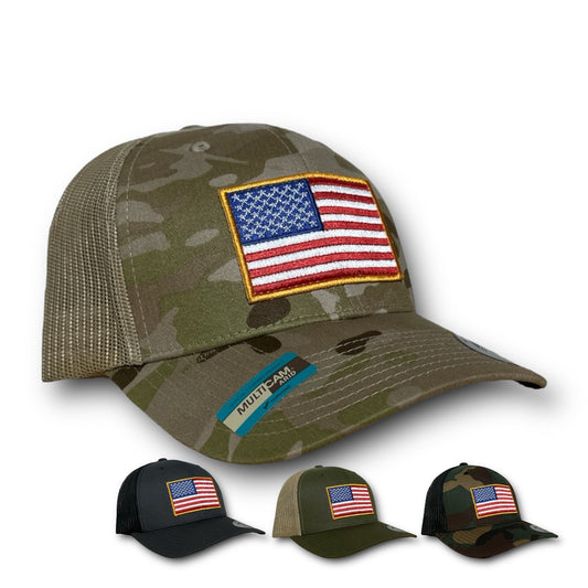 Direct Action Apparel FLAG HATS (MULTI COLOR)