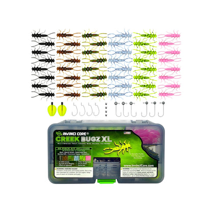 Invinci Core Creek BugZ XL 2” - 65 Piece (Stonefly) Kit