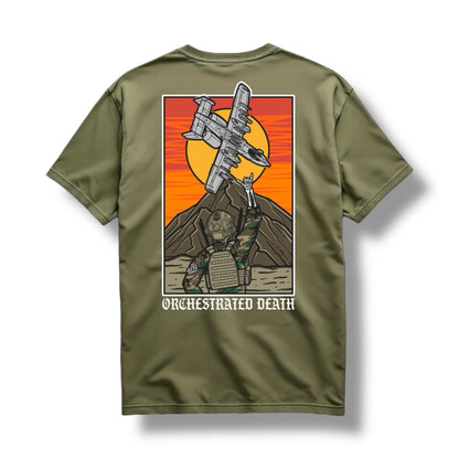 Direct Action Apparel "ORCHESTRATED DEATH" TEE (MIL GREEN)
