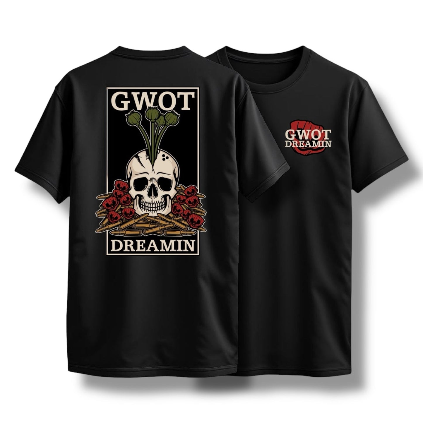 Direct Action Apparel "GWOT DREAMIN" TEE (BLACK)
