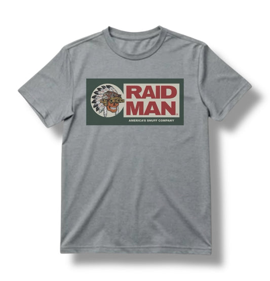 Direct Action Apparel "RAID MAN" TEE (HEATHER GREY)