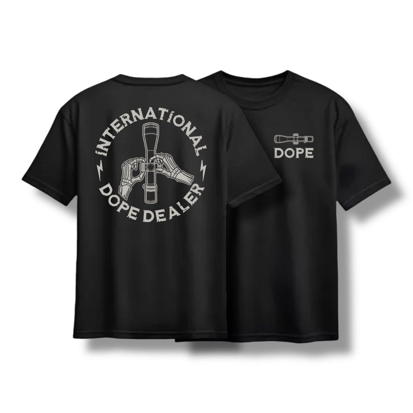 Direct Action Apparel "DOPE DEALER" TEE (BLACK / MIL GREEN)
