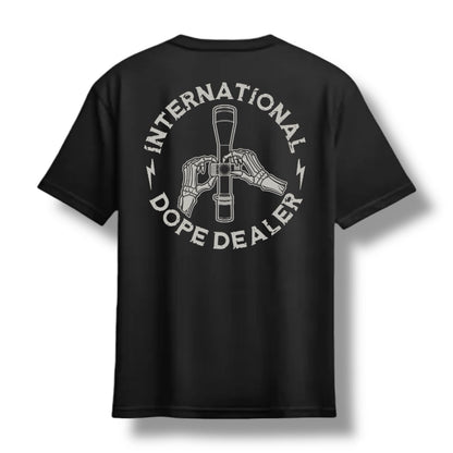 Direct Action Apparel "DOPE DEALER" TEE (BLACK / MIL GREEN)