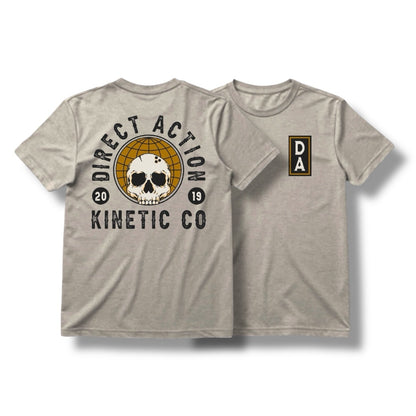 Direct Action Apparel "KINETIC CO" TEE (HEATHER SILK)