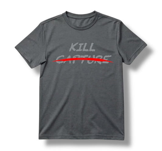 Direct Action Apparel "KILL CAPTURE" TEE (HEATHER METAL)