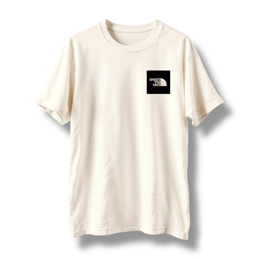 Direct Action Apparel "SHOOT THE FACE" TEE (OFF WHITE)