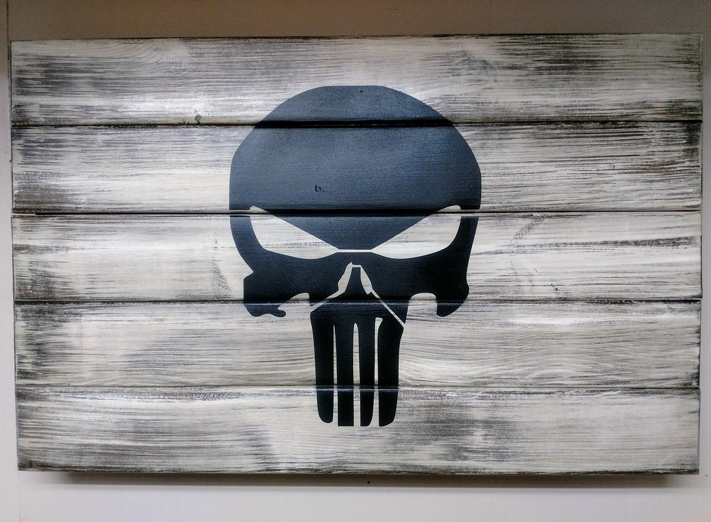 Liberty Home Concealment Punisher Skull Hidden gun storage sign