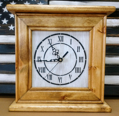 Liberty Home Concealment "Peacemaker” Wooden Gun Concealment Clock