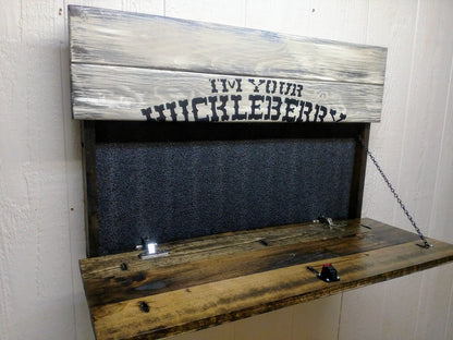 Liberty Home Concealment I'm Your Huckleberry Hidden gun storage sign