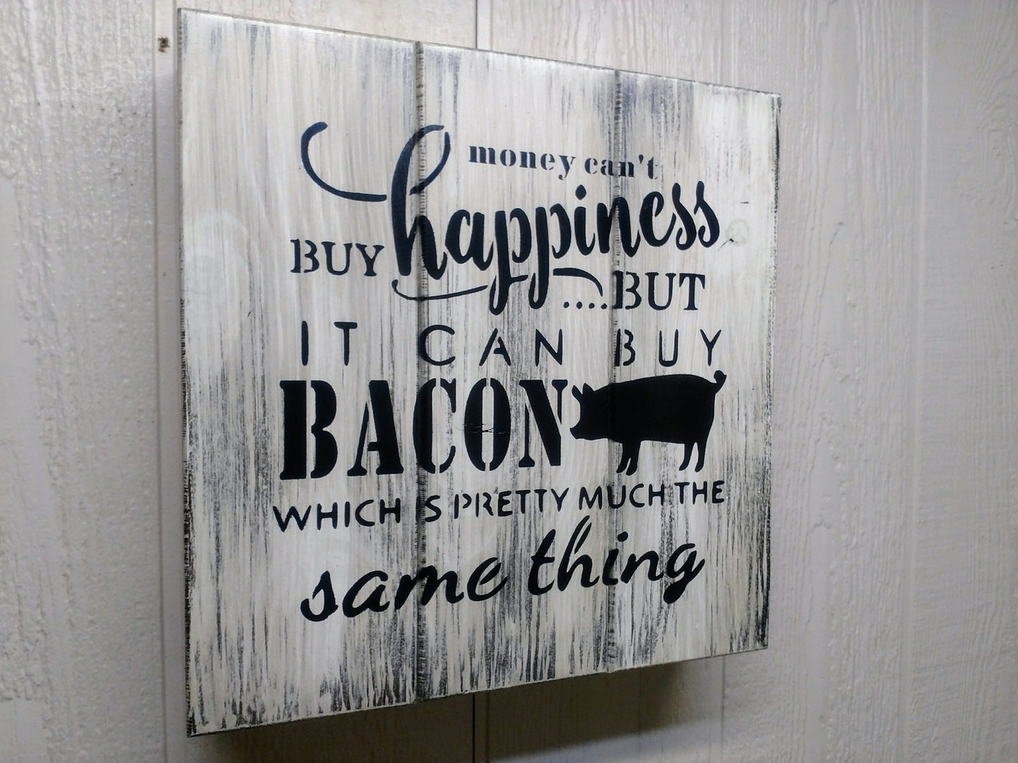 Liberty Home Concealment “MONEY CAN BUY BACON” GUN CONCEALMENT WALL ART BOX