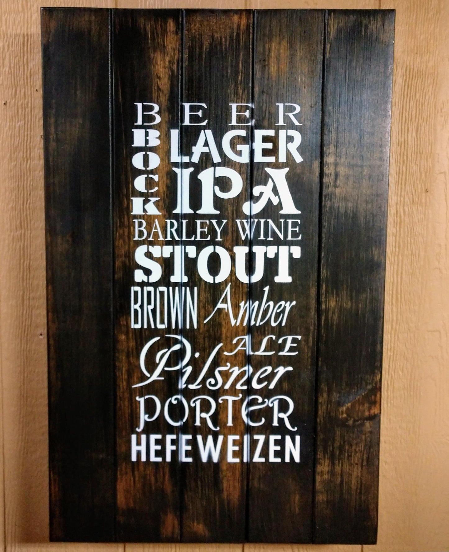 Liberty Home Concealment Craft Beer Hidden gun storage sign