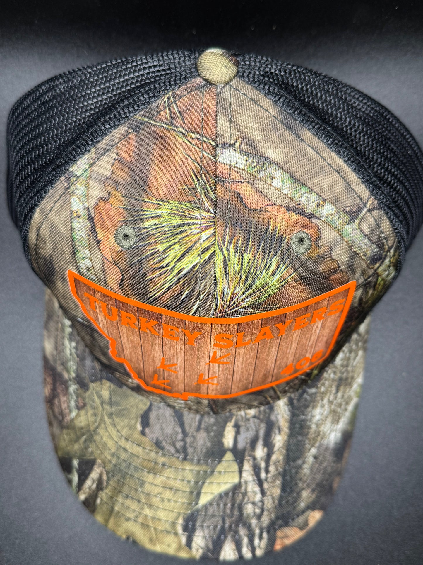 Swinging Snoods Turkey Calls Turkey Slayers 406 - Camo Hat (6 Panel)