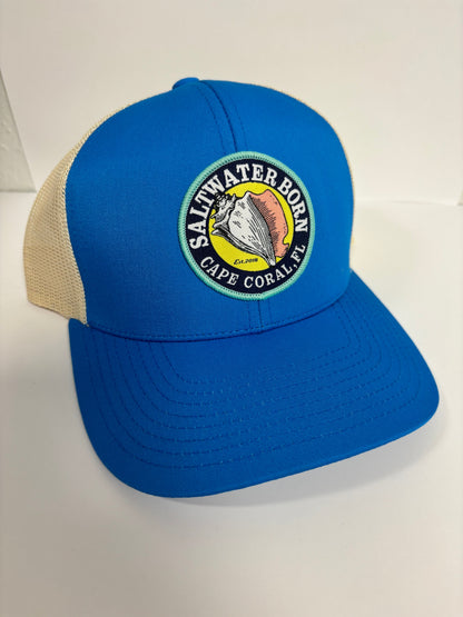 Saltwater Born Cape Coral, FL Structured Mesh Trucker Hat