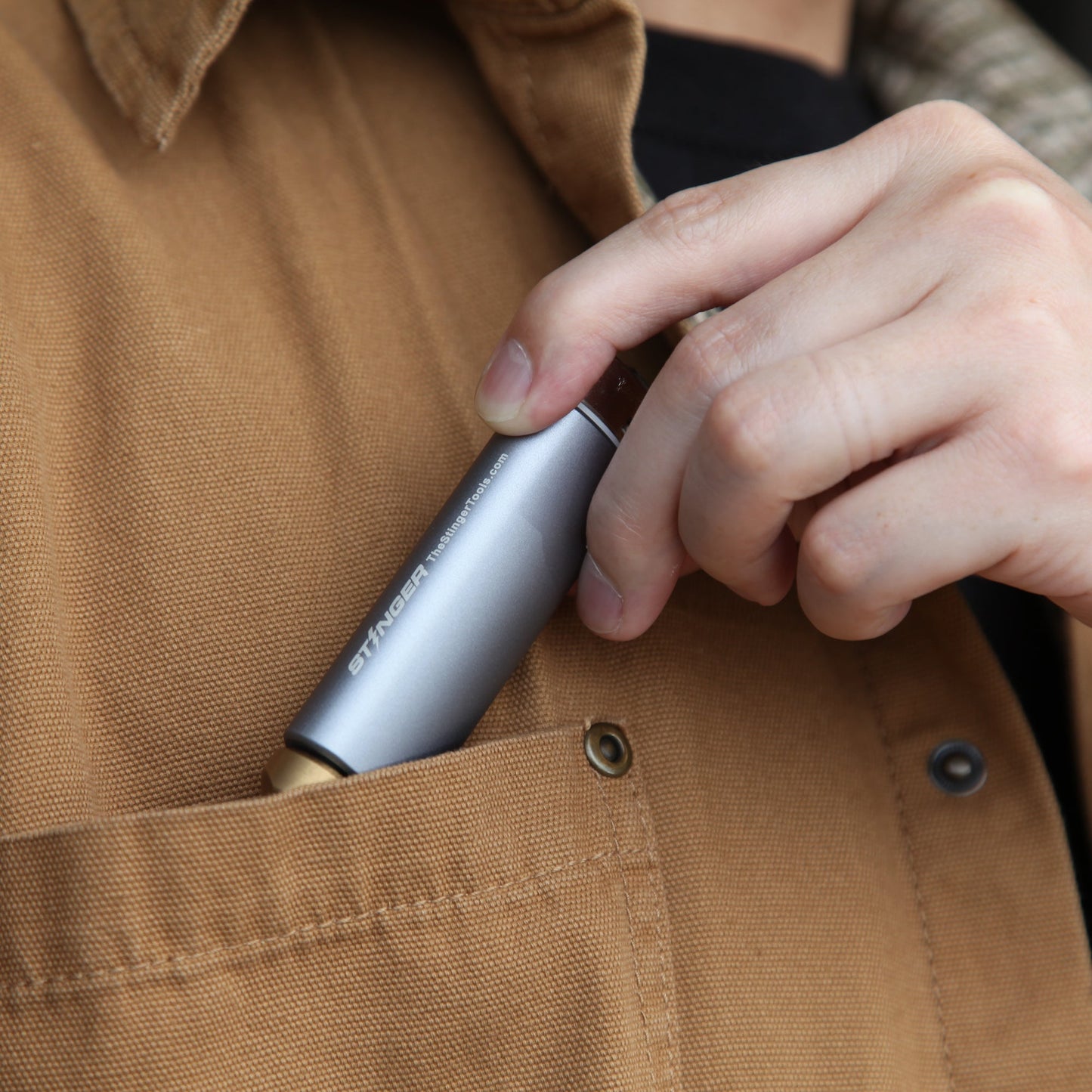Stinger Survival Tools BIC Full Size Lighter Case J6 w/ Glass Break