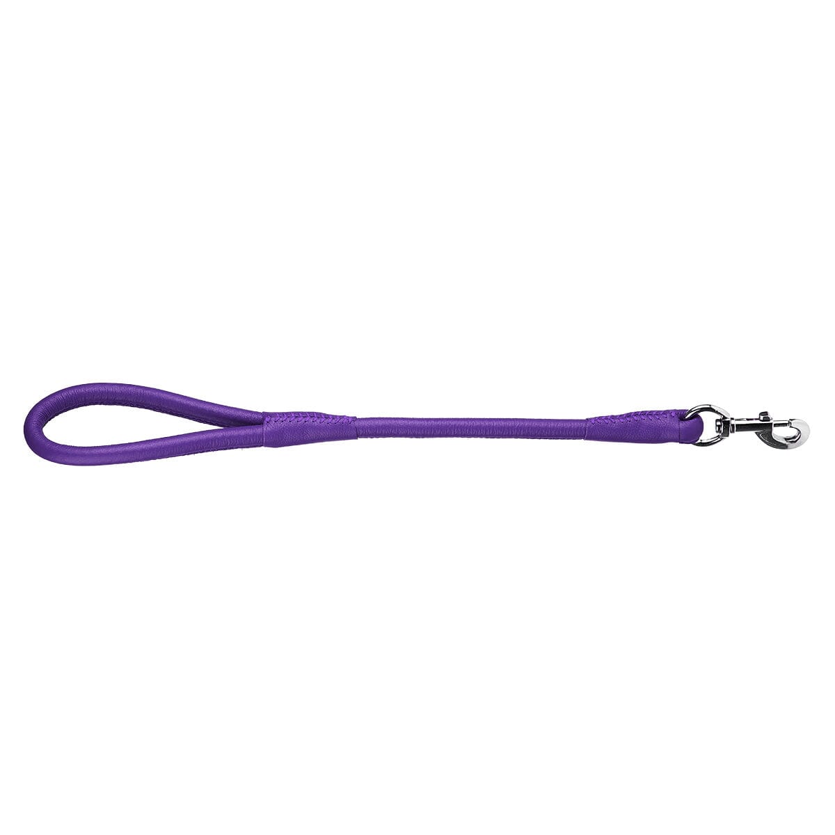 Dogline Soft Leather Round Traffic Lead