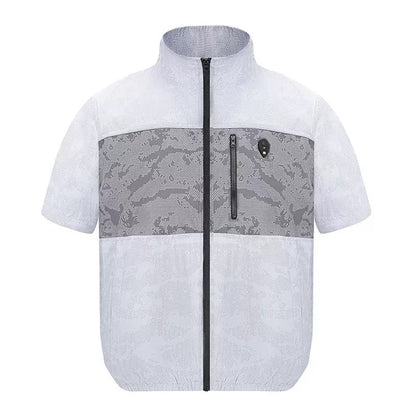 LITEGUEST Cooling Fan Jacket with LED Light Stay Cool for Outdoor