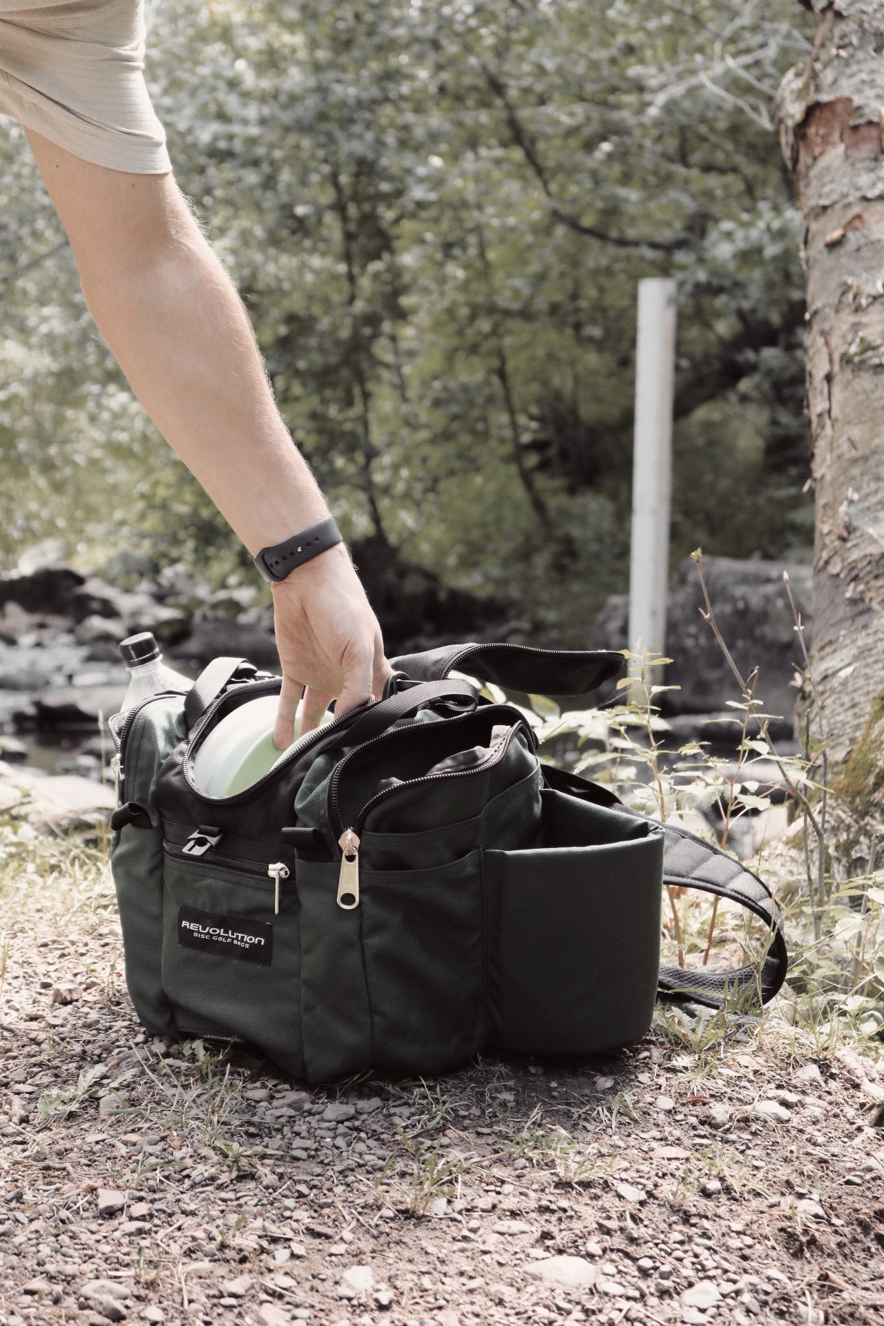 Gotta Go Gotta Throw Revolution Mini Deluxe V3 Disc Golf Bag - Golden Dream