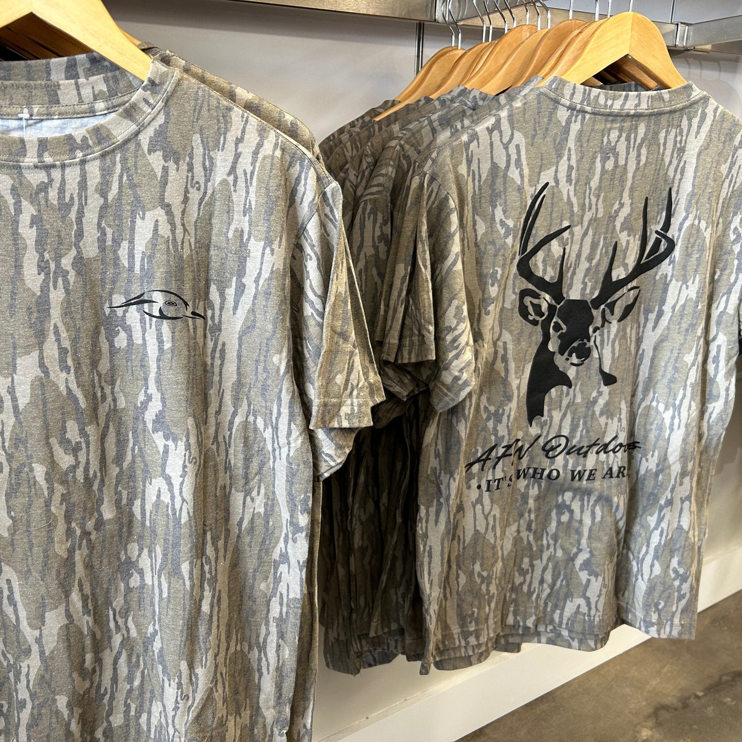 AF Waterfowl Outdoors Buck Mossy Oak Tee