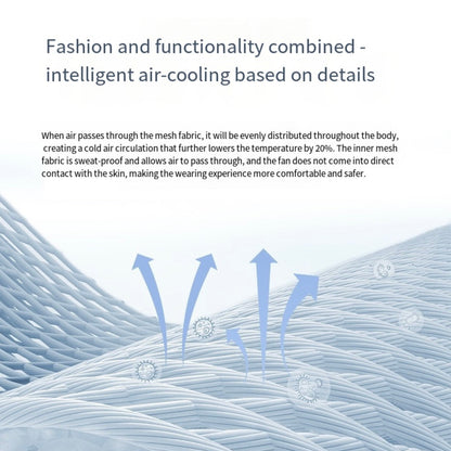 LITEGUEST Cooling Fan Vest Lightweight UPF50 for Outdoor Gear