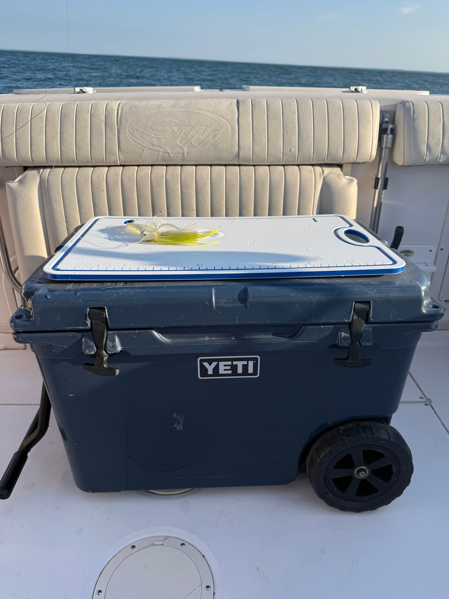 TRAPSKI Premium Bucket or Cooler Fishing Cutting Board