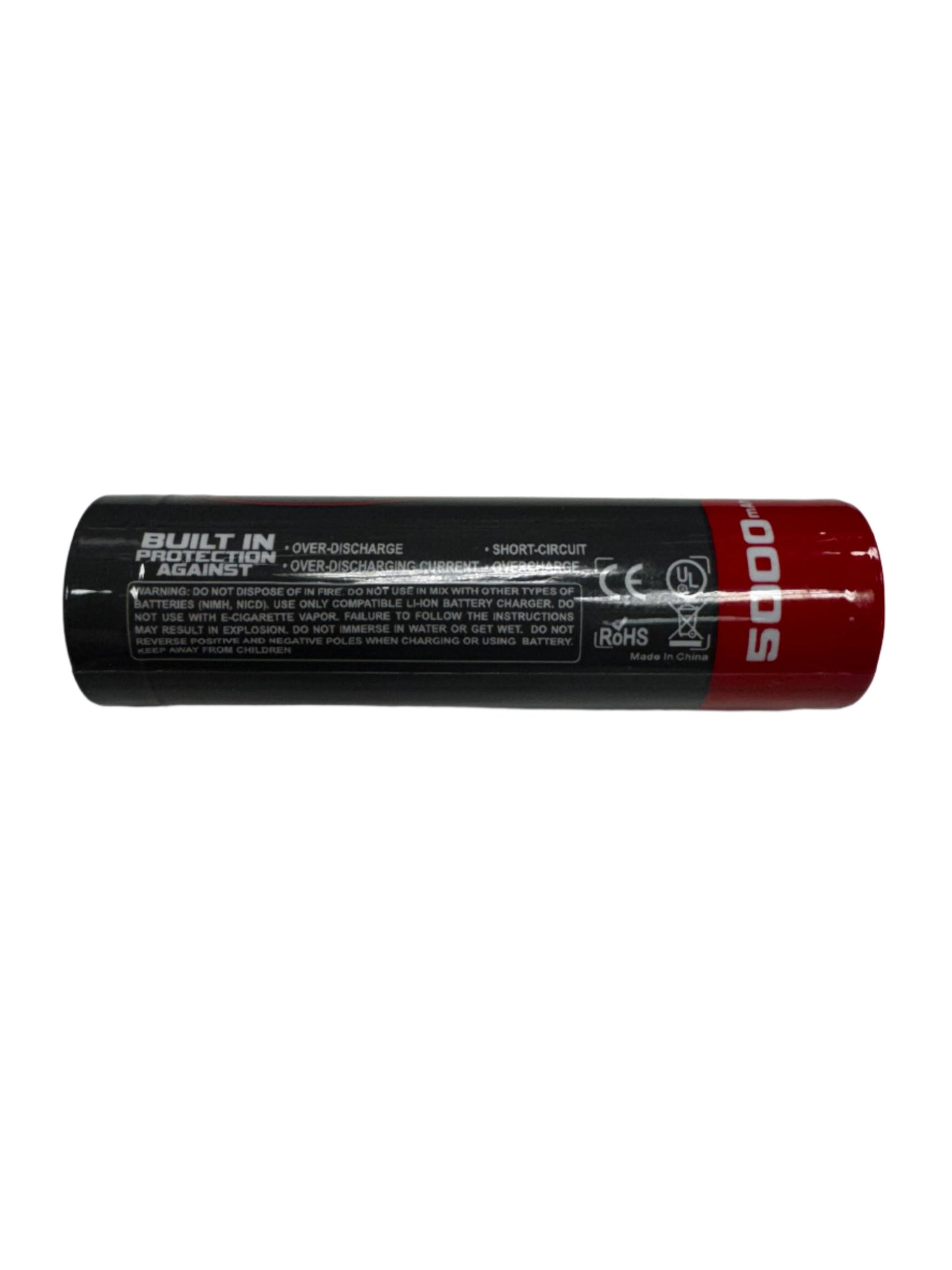 Powertac 5000 mAh Lithium-ion 21700 Rechargeable Battery