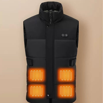 LITEGUEST 8-Zone Dual-Control Adjustable Waist Heated Vest for winter