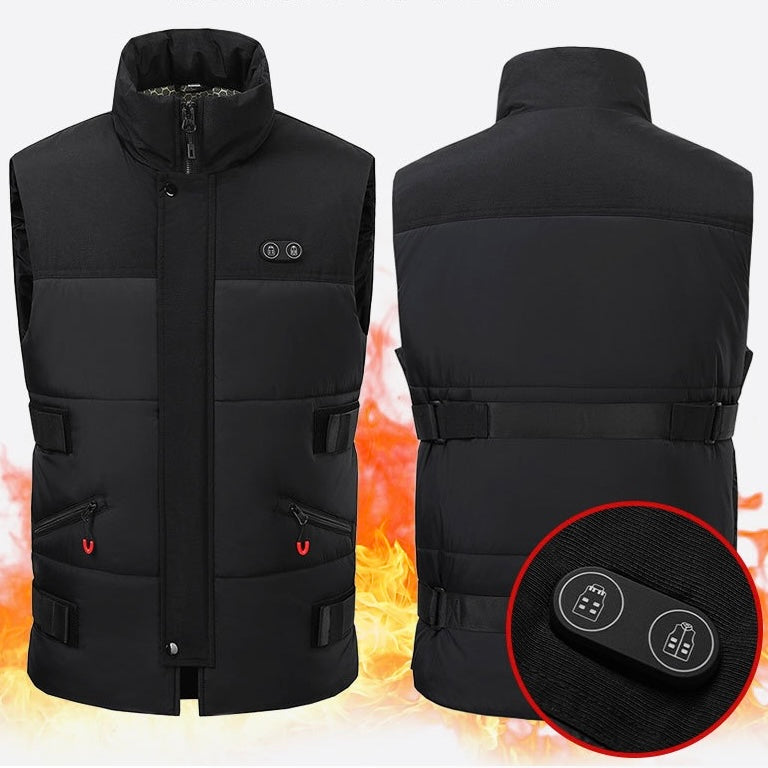 LITEGUEST 8-Zone Dual-Control Adjustable Waist Heated Vest for winter