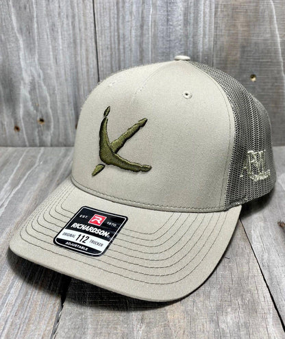 AF Waterfowl Pale Loden / Loden 112FP Turkey TRacks Hat