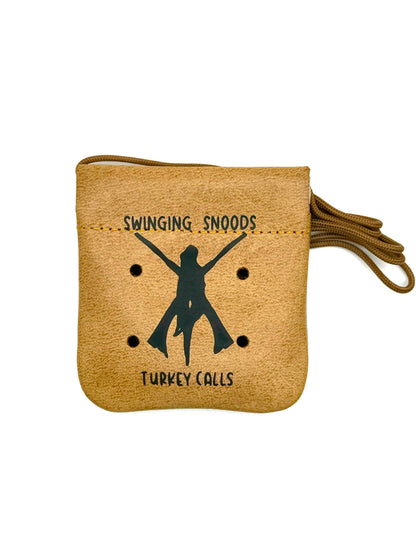 Swinging Snoods Turkey Calls Leather Mouth Call Pouch