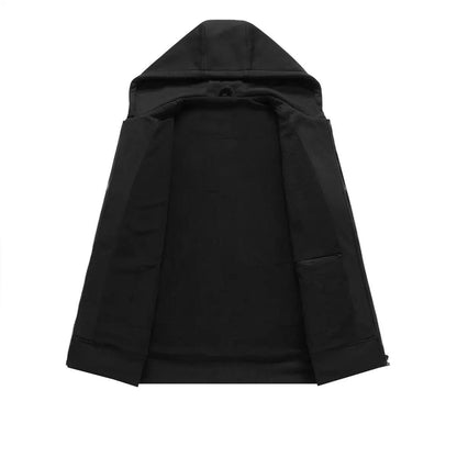 LITEGUEST USB Heated Hoodie 5-Zone Heated Zip-up Hooded Sweatshirt
