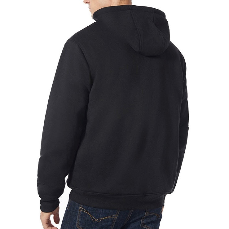 LITEGUEST USB Heated Hoodie 5-Zone Heated Zip-up Hooded Sweatshirt