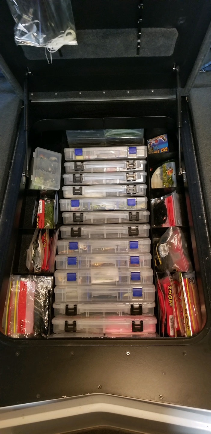 AMPD Marine NPDSK0002 Skeeter® 15-17 ZX225/250 CENTER COMPARTMENT SOFT PLASTICS ORGANIZER SET