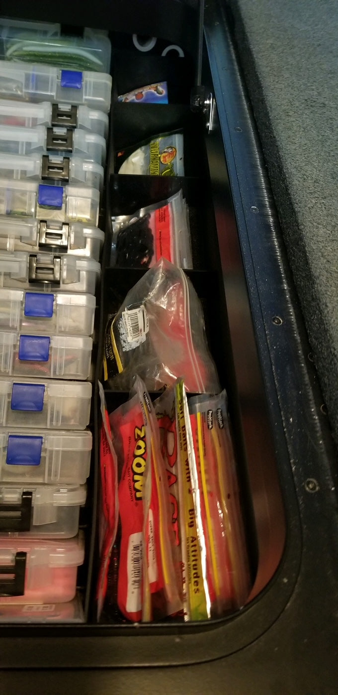 AMPD Marine NPDSK0002 Skeeter® 15-17 ZX225/250 CENTER COMPARTMENT SOFT PLASTICS ORGANIZER SET