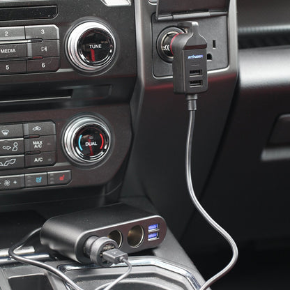 Stinger Survival Tools USB Car Charger Emergency Tool With Cigarette Lighter & USB Extensions