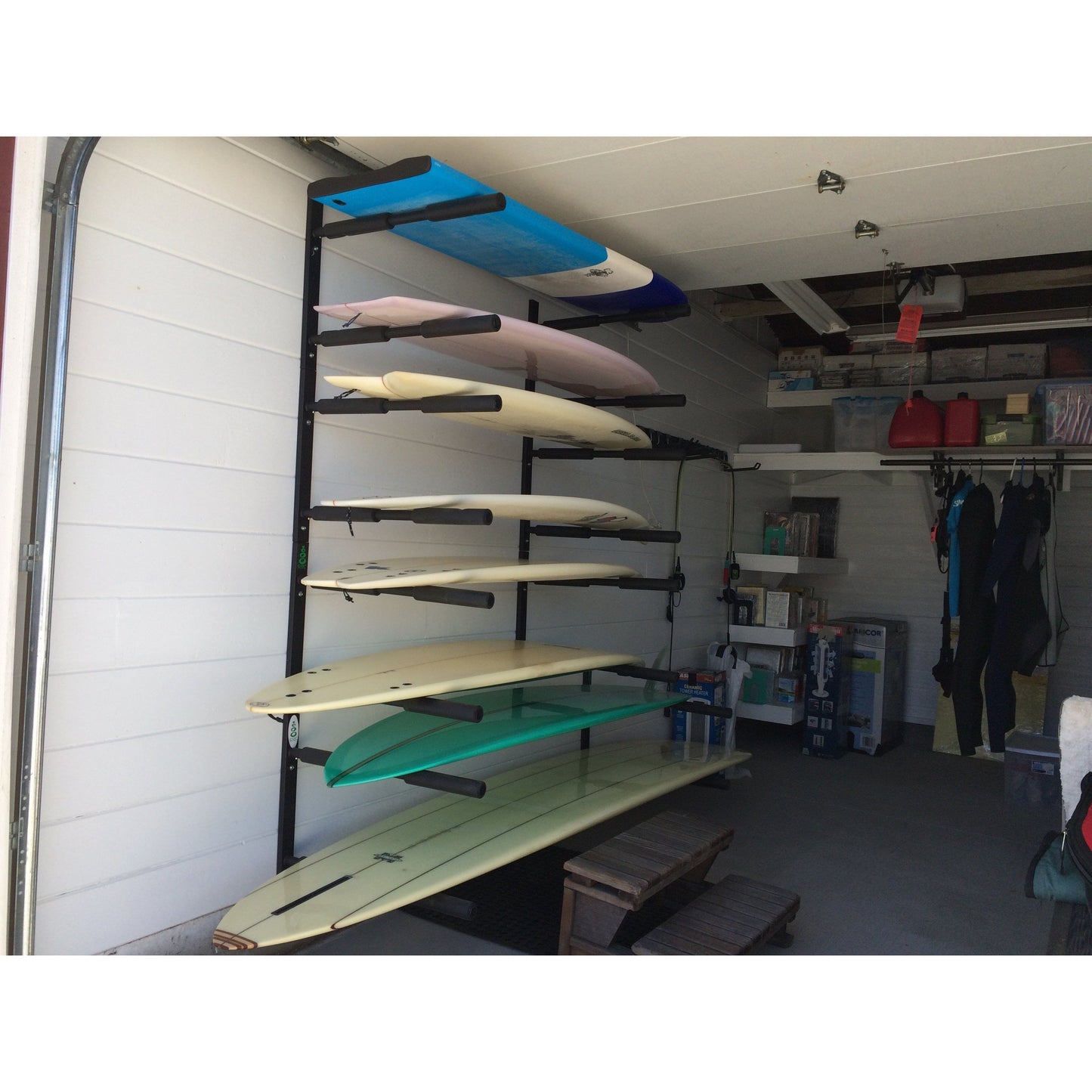 COR Surf Double SUP & Longboard Paddleboard Wall Storage Rack