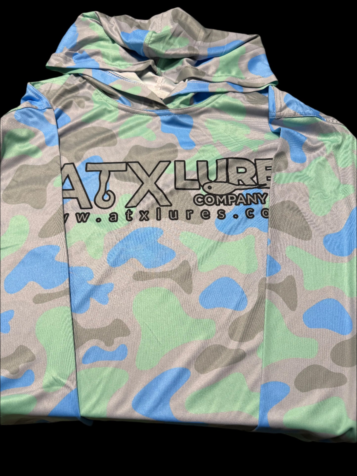 ATX Saltwater Blue Camo Fishing Shirt