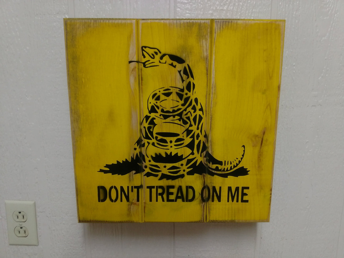 Liberty Home Concealment Gadsden wall art box