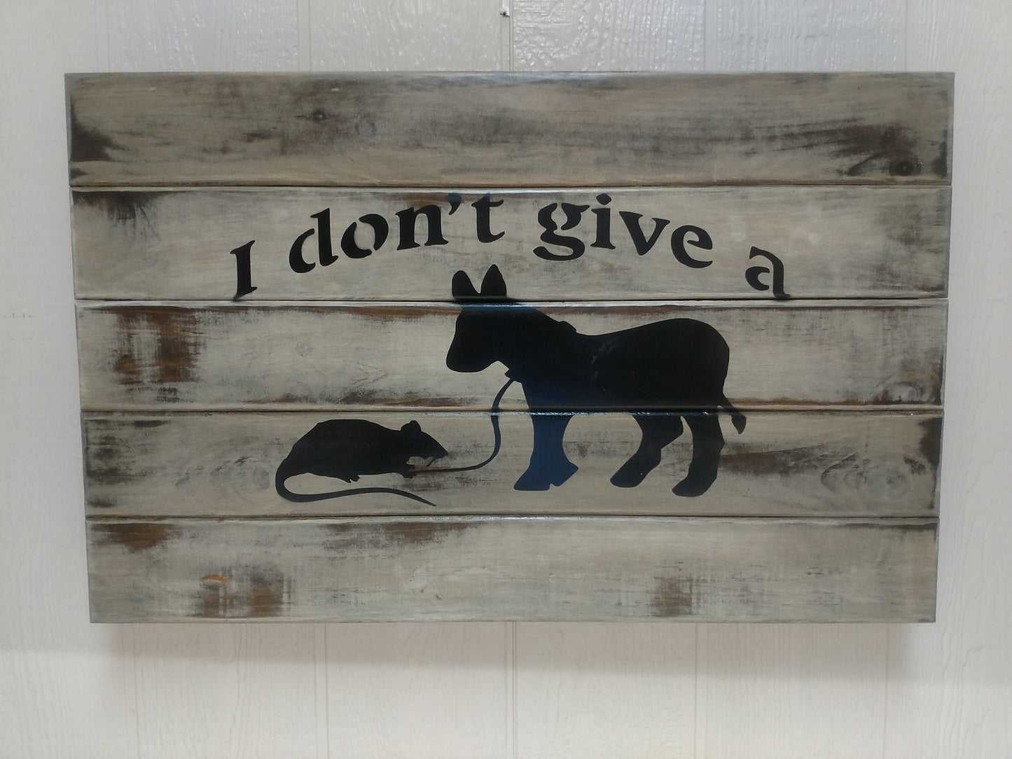 Liberty Home Concealment “I Don't Give A Rat's Ass” Gun Concealment Wall Art