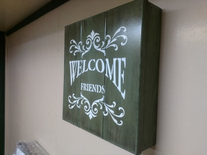 Liberty Home Concealment "Welcome Friends" Gun Concealment Wall Art Box