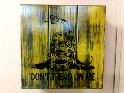 Liberty Home Concealment Gadsden wall art box